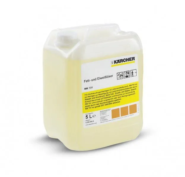 Fett- und Eiweißlöser RM 731 Kärcher (Inhalt: 5 Liter - 9.3 € / 1 Liter)