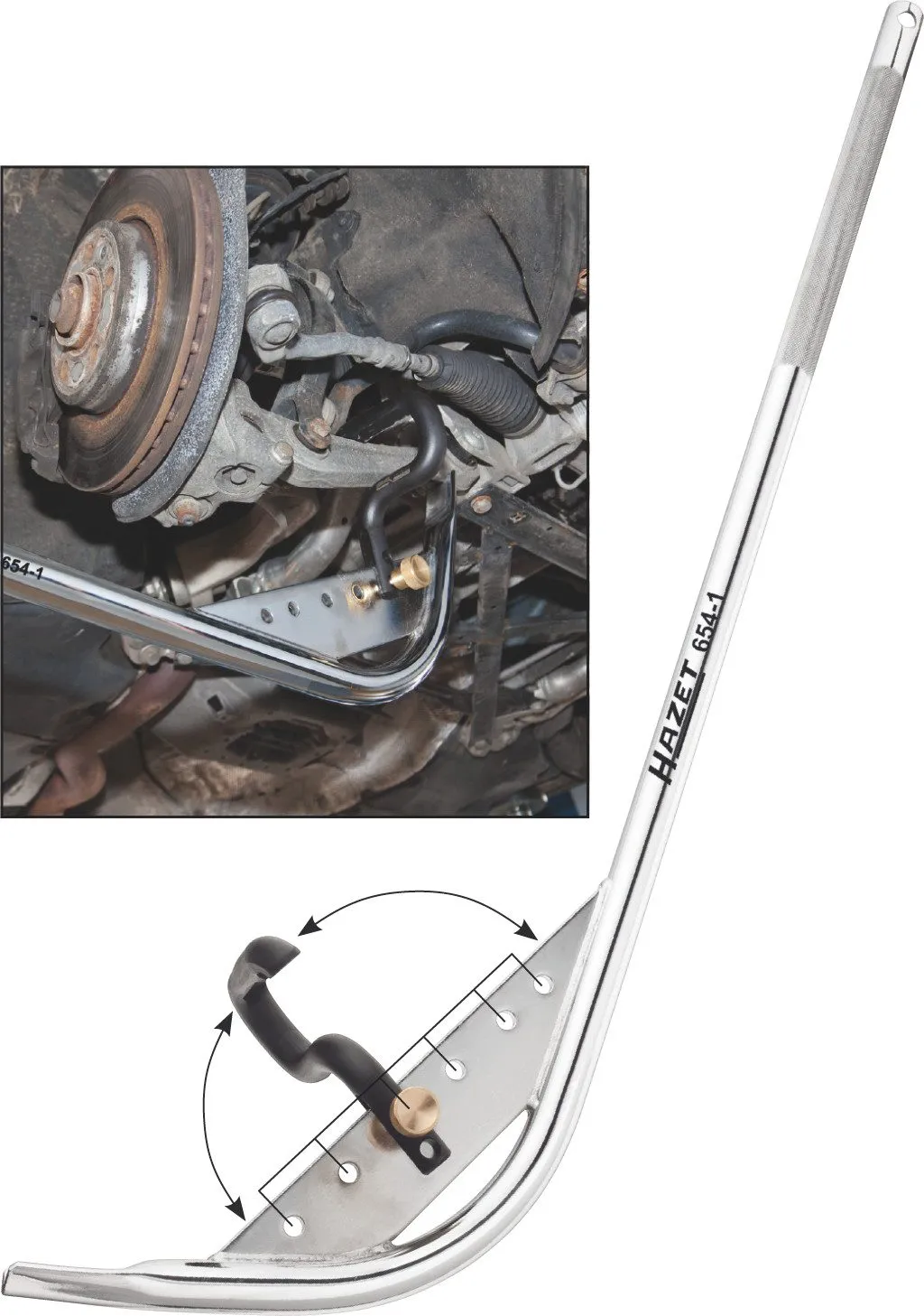 HAZET Universal-Achshebel 654-1