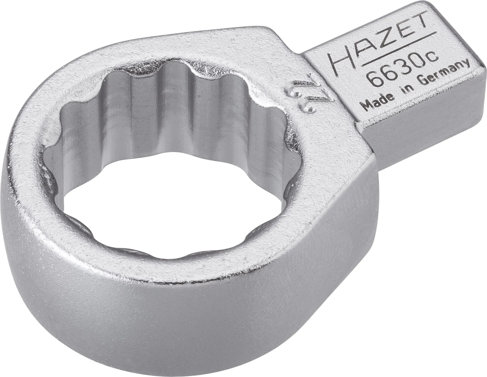 HAZET Einsteckringschlüssel 22mm 9x12mm Doppel Sechskant Tractionsprofil 6630C-22