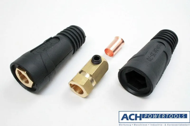 ACH Schweißkabelkupplungen mit Dorn 15 mm Buchsenteil 95-120 mm² 661300