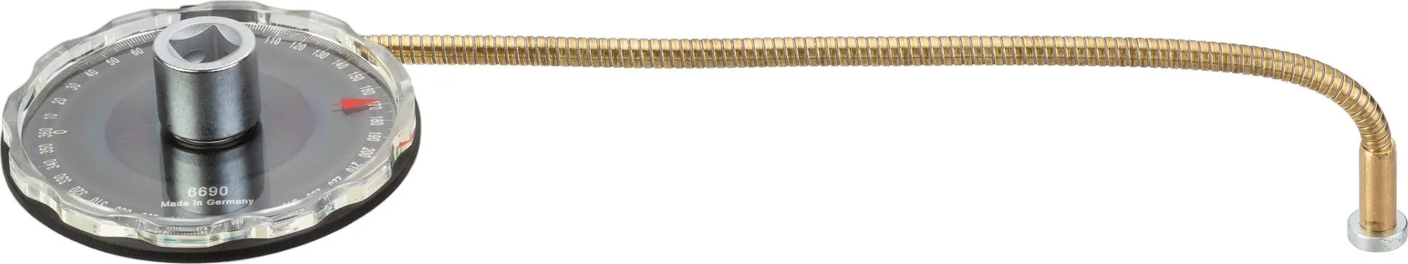 HAZET Mechanische Winkelscheibe 12,5mm 1/2 Zoll Vierkant massiv 12,5mm 1/2 Zoll 6690