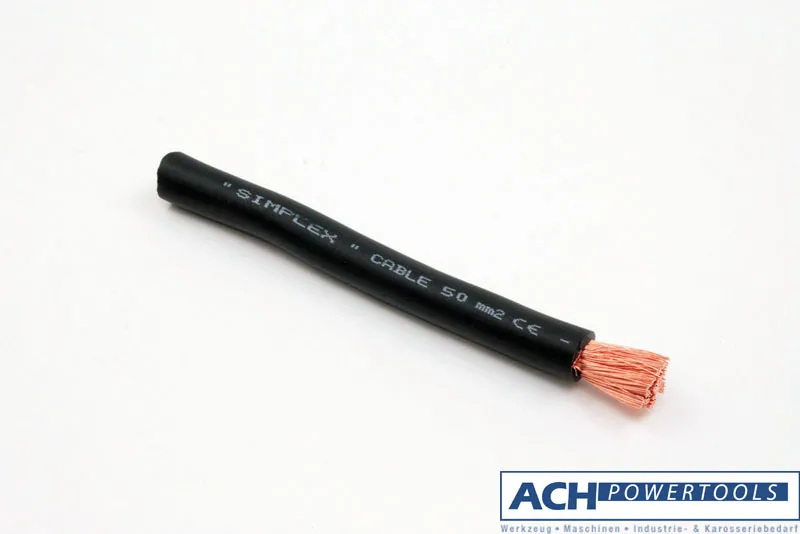ACH Schweißkabel Hi-Flex/Simplex Meterware 95 mm² PVC Mantel schwarz 689500