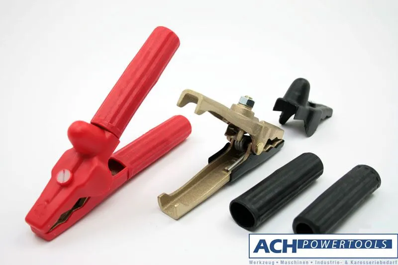 ACH Batterieklemme Messing 750A Schwarz vollisoliert 690941