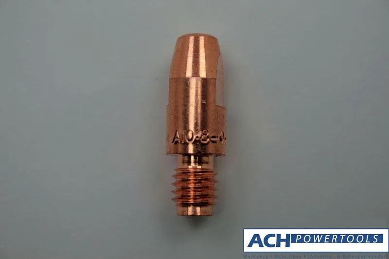 ACH Stromdüse für Aludraht Bohrung 0,8 mm M8x30 mm Brenner Typ 36 - 600 700425