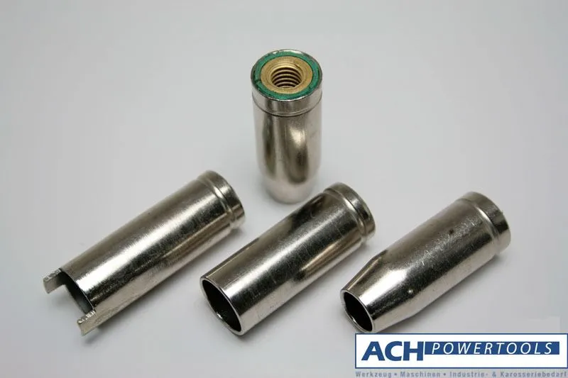 ACH MINI MIG 100 Gasdüse schraubbar M8 zylindrisch Ø=13mm L=38 mm 700458