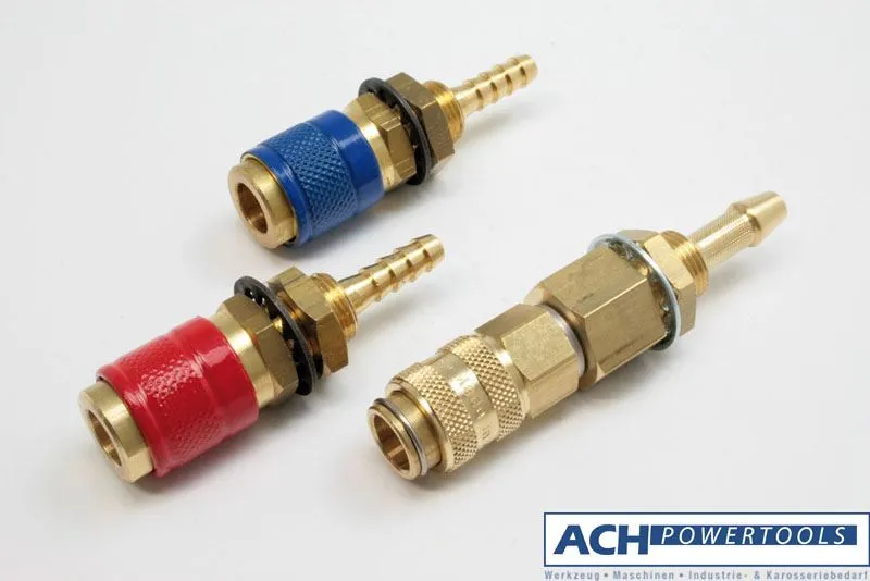 ACH Schnellkupplung NW 5 mit Anschlusstülle Ø 8mm neutral 700502