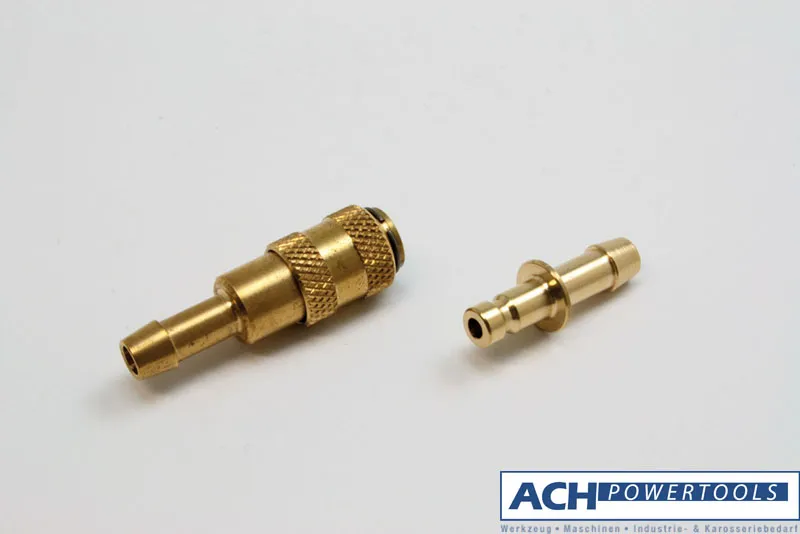 ACH Schnellkupplung NW2,7 Ø 5 mm mit Tülle LW 5 mm 700582