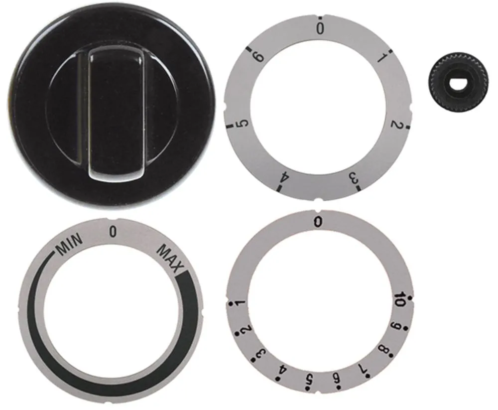 Knebel-Kit für Achse 6x4,6mm ø 70mm Energieregler 1-10 1-kreisig
