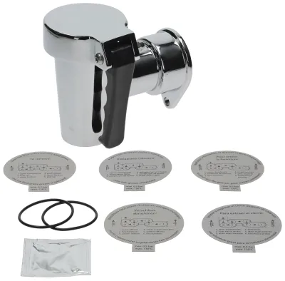 Ascobloc Entleerhahn für AES 080 Anschluss ø 47mm konisch dichtend