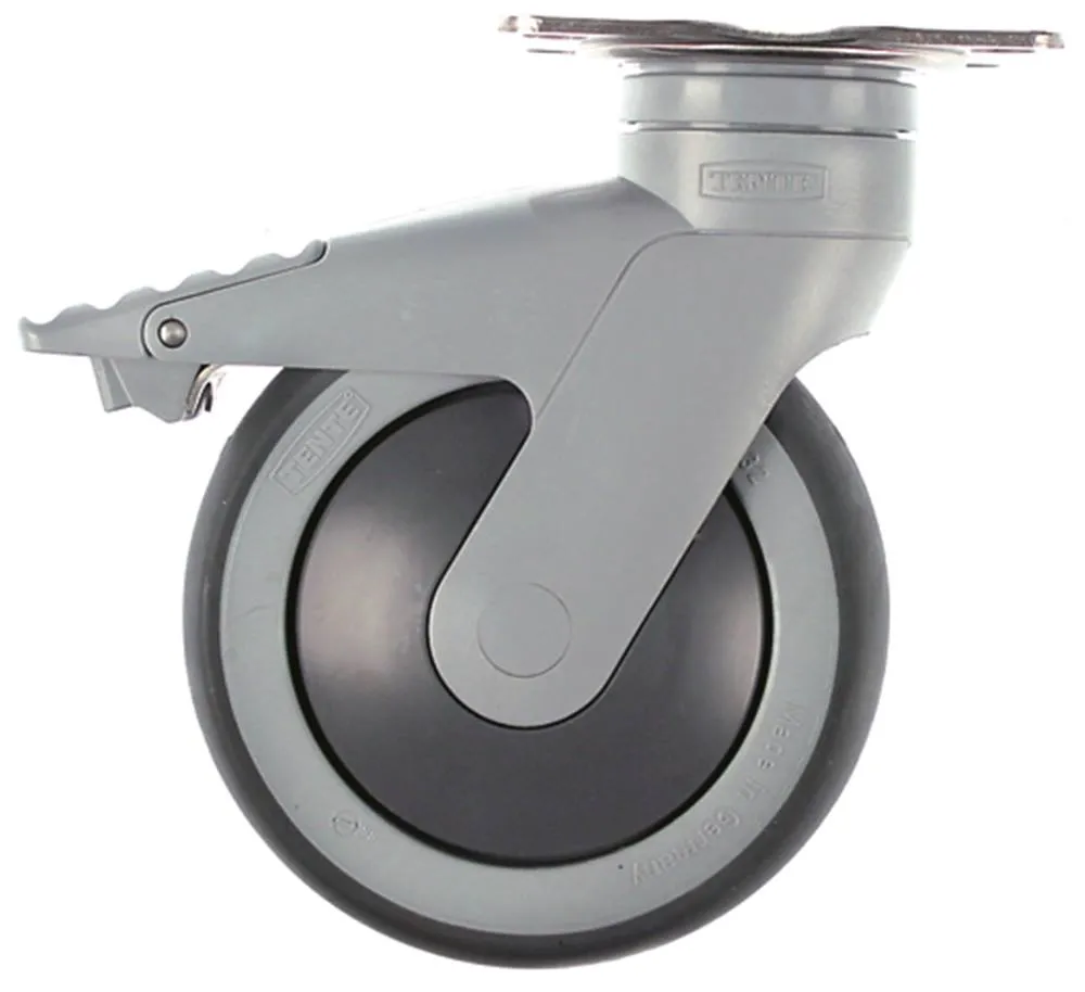 Hupfer Lenkrolle mit Totalfeststellerø 125mm mit Totalfeststeller 32mm