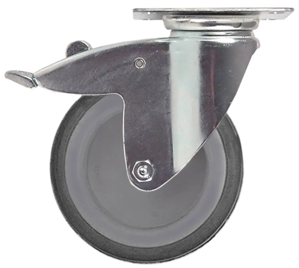 Blanco Lenkrolle mit Totalfeststellerø 125mm 95x70mm Breite 32mm 32mm