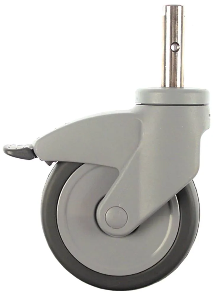 Rieber Lenkrolle mit Totalfeststellerø 125mm Zapfen Befestigung Zapfen