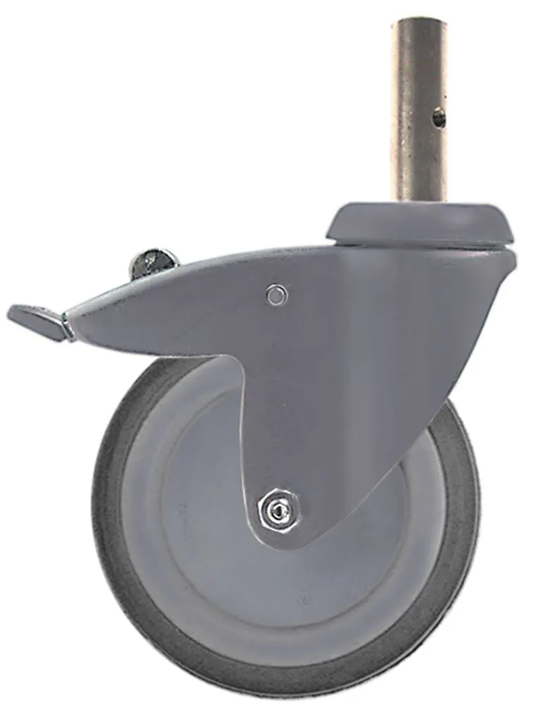 Köhler Esback Lenkrolle mit Totalfeststeller Befestigung Zapfen CNS