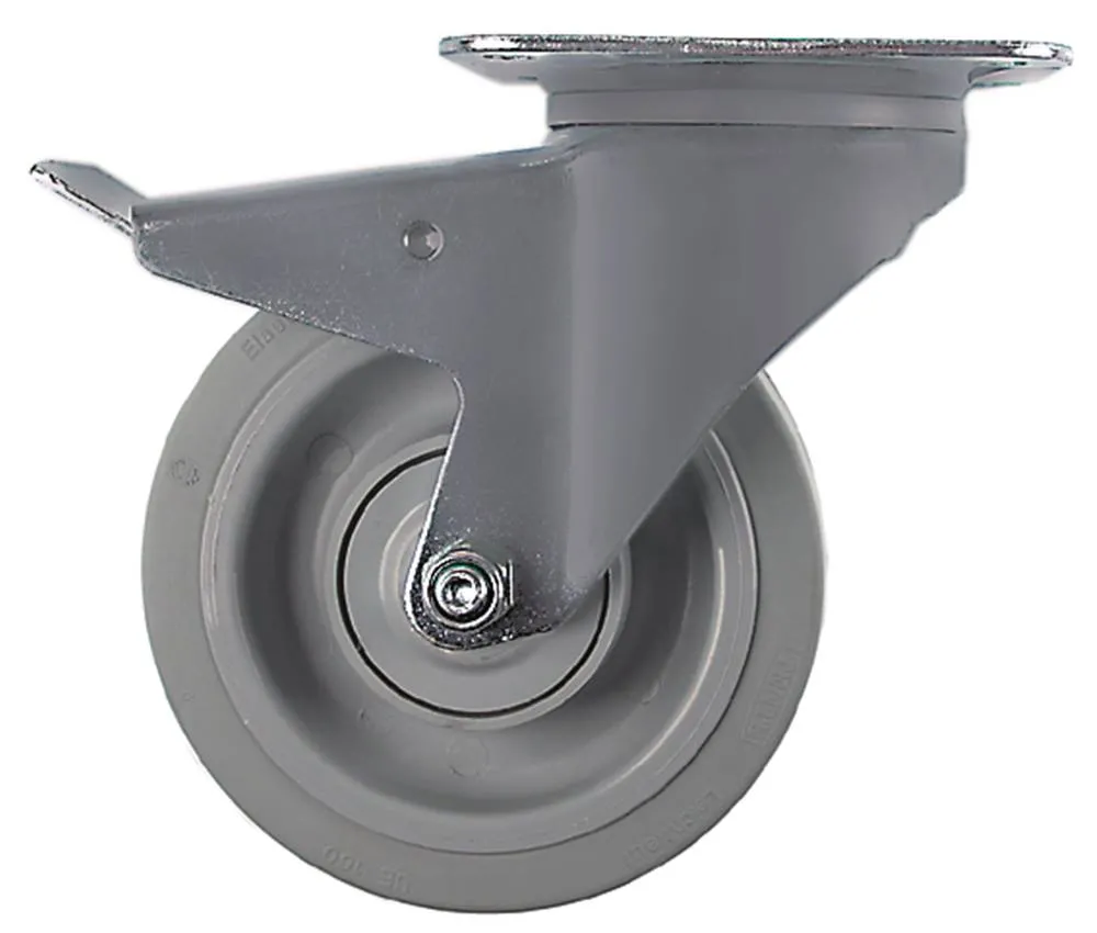 Lenkrolle für Köhler Esback mit Totalfeststellerø 200mm 200mm Polyamid