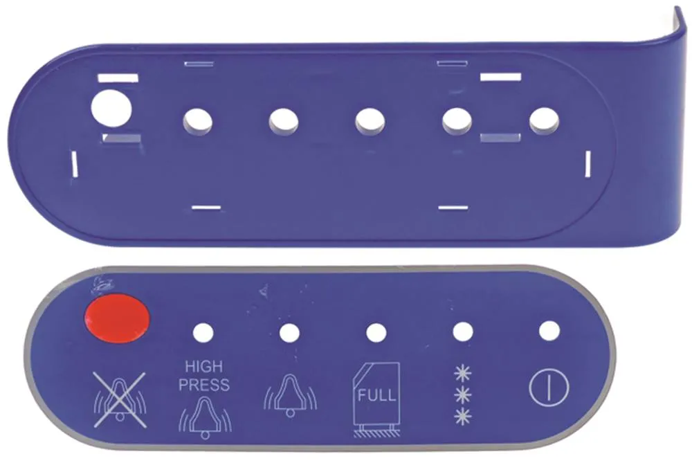 Icematic Blende für Eisbereiter N301M, N501M, N201M für LEDs Höhe 75mm