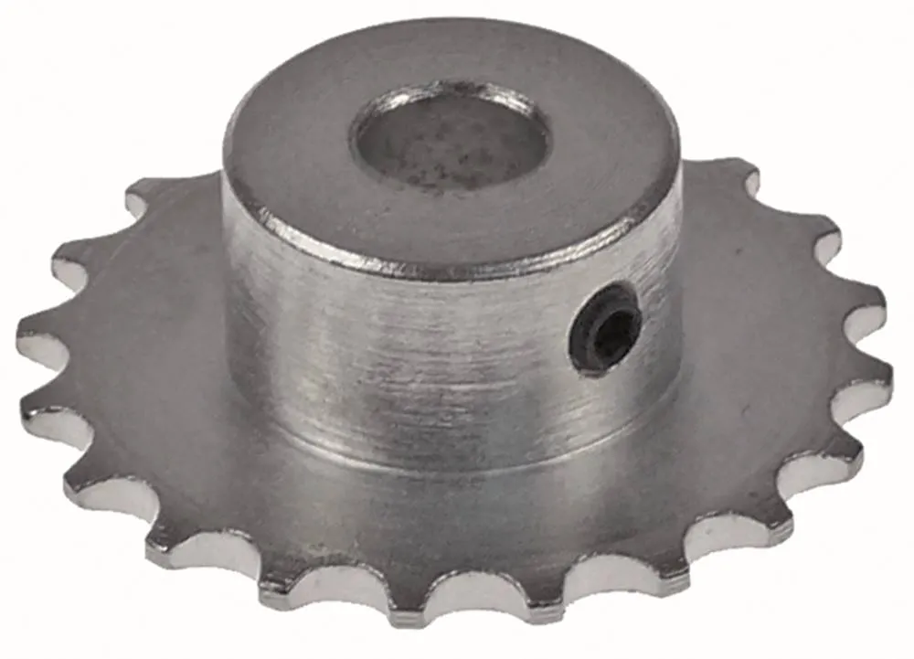 Roller-Grill Zahnrad 20 Zähne ø 38mm für Achse 8mm Edelstahl 20mm Nabe