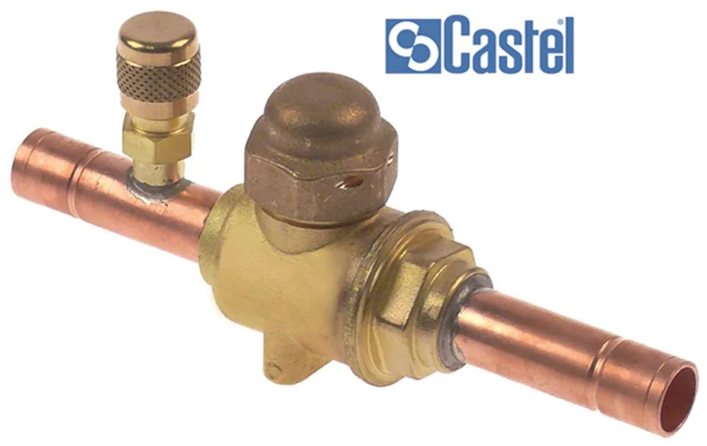 CASTEL 6570/M10A Kugelabsperrventil für Kältetechnik 2-Wege 45bar
