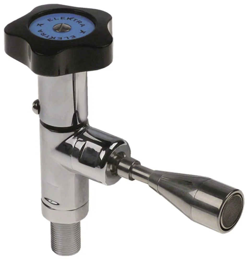 Wasserhahn für Elektra aus Messing poliert komplett blau/schwarz