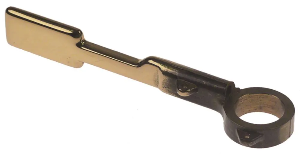 Faema Hebel für Kaffeemühle MC90 rechts Länge 120mm Loch 20mm Messing