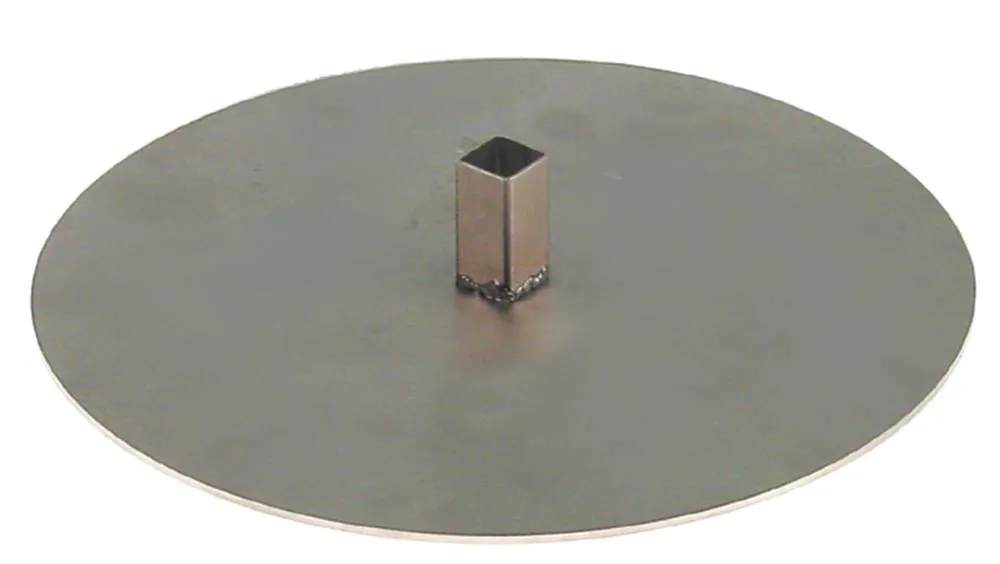 CB Spießteller für Gyrosgrill Aufnahme für Spieß 12x12mm ø 200mm