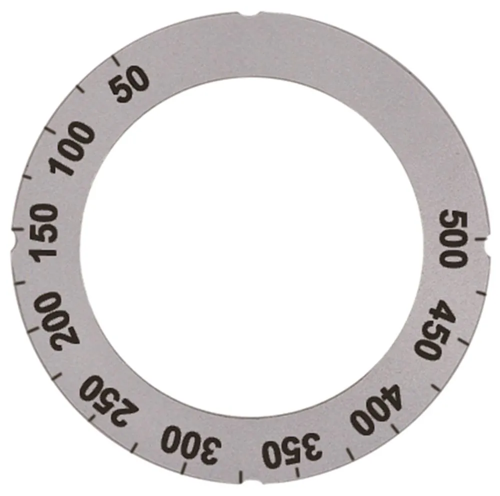 Knebelsymbol für Thermostat Drehwinkel 270° max. Temperatur 500°C