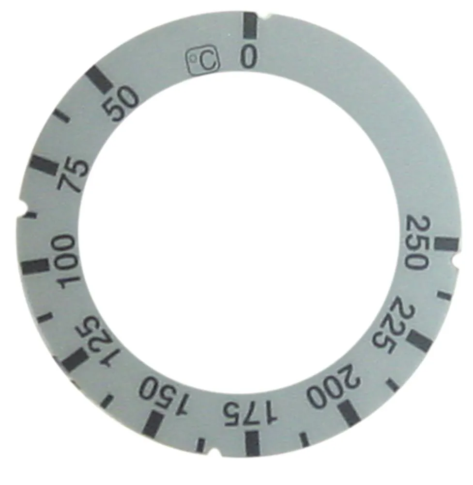 Knebelsymbol für Lotus CFM-10GEM, CFM-10GEM-A für Thermostat silber