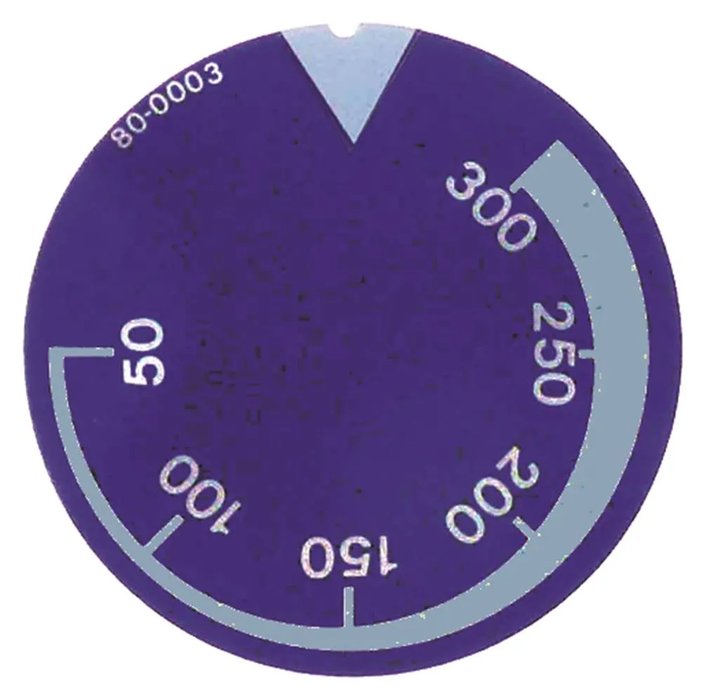 Knebel für Haka für Thermostat max. Temperatur 300°C blau Aussen 45mm