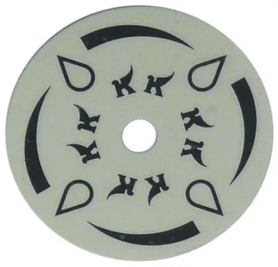 Elektra Scheibe für Knebel ELEKTRA ø 33,7mm gelb Innen 4,5mm Wasser