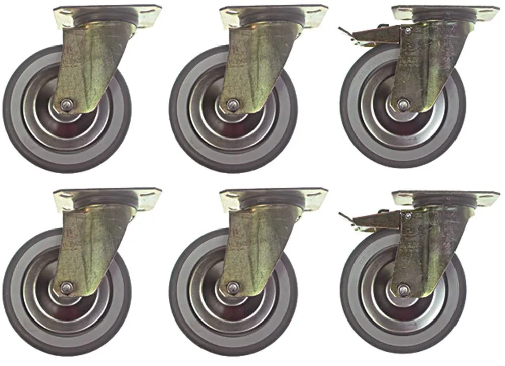 Desmon Lenkrollensatz Plattenbefestigung Breite 32mm ø 125mm 32mm