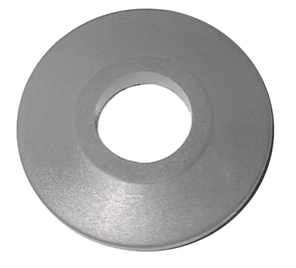 Abweisrolle Innen 35mm grau Höhe 18mm aus PVC Aussen 95mm