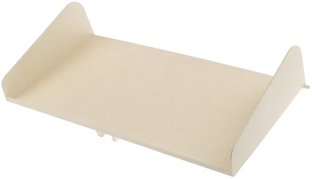 Eisrutsche für Icematic aus Kunststoff weiß Höhe 85mm Länge 370mm