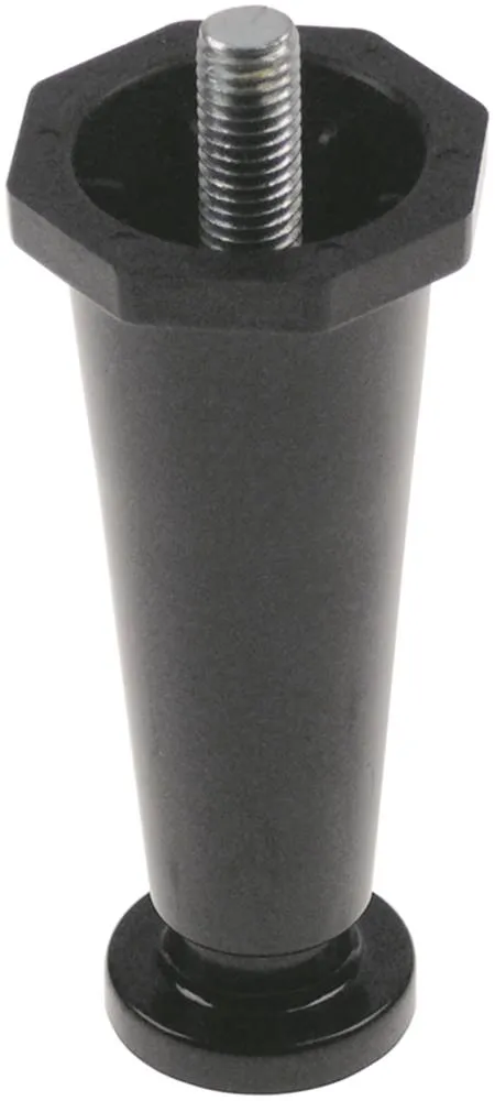 Gerätefuß für Roller-Grill Höhe 102-140mm SW 44 Gewindelänge 14mm M10