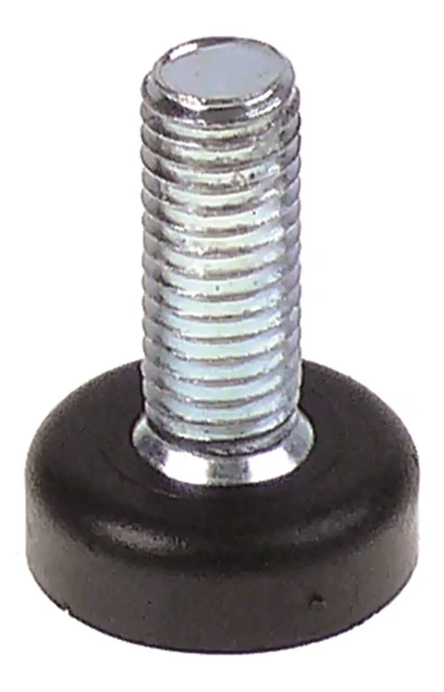 Gerätefuß ø 24mm Höhe 8mm VPE 10 Stück M10 Gewindelänge 25mm