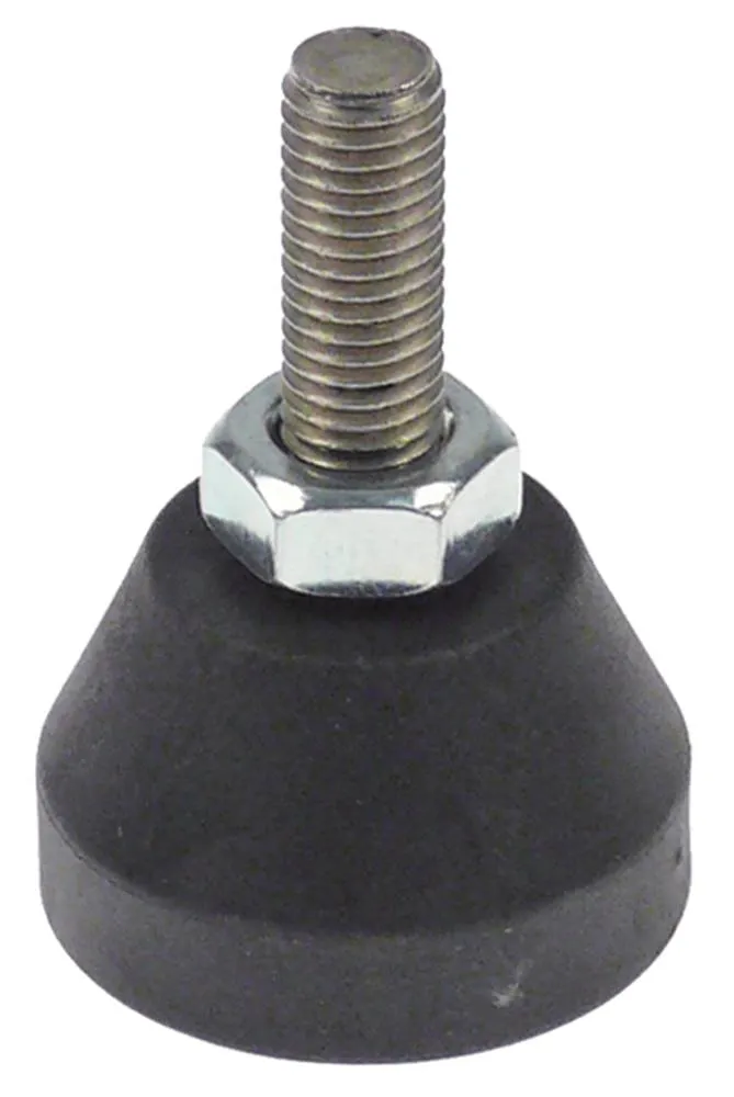 Gerätefuß für Repagas ø 40mm Höhe 25mm SW 17 Gewindelänge 34mm M10