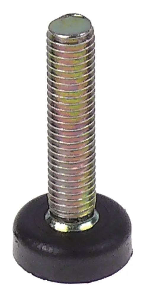 Gerätefuß Höhe 8mm Gewindelänge 45mm VPE 10 Stück M10 ø 24mm