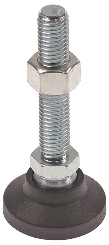 Gerätefuß ø 40mm M12 Gewindelänge 63mm Höhe 88mm SW 17