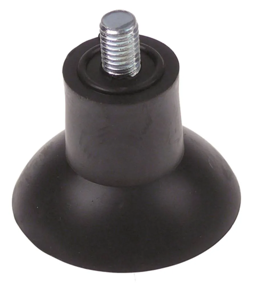 Gerätefuß Höhe 35mm ø 47mm M8 Gewindelänge 12mm