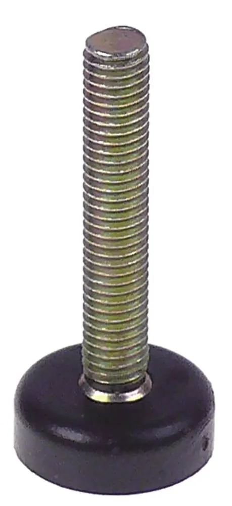 Gerätefuß Höhe 8mm ø 24mm M8 Gewindelänge 45mm VPE 10 Stück