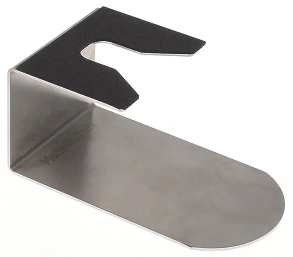 Halter für Siebträger Breite 80mm Höhe 65mm CNS/Gummi Tiefe 140mm