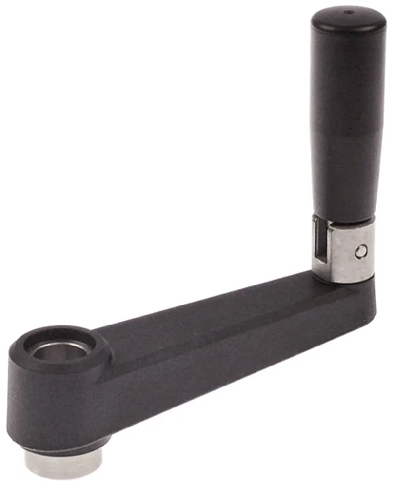 Rosinox Handkurbel Aufnahme ø 24mm Bohrung 16mm Gesamtlänge 128mm