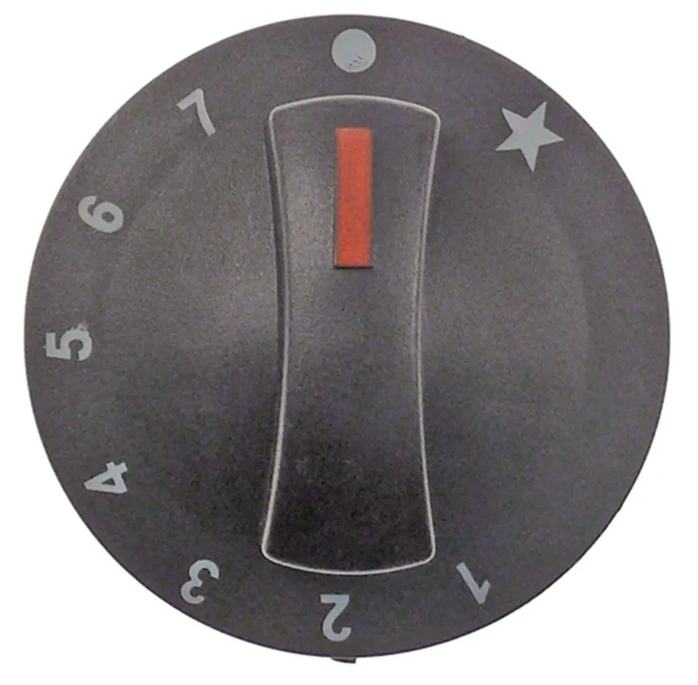 Knebel für Fagor CG7-61, CG7-41, CG7-11 für Gasthermostat schwarz