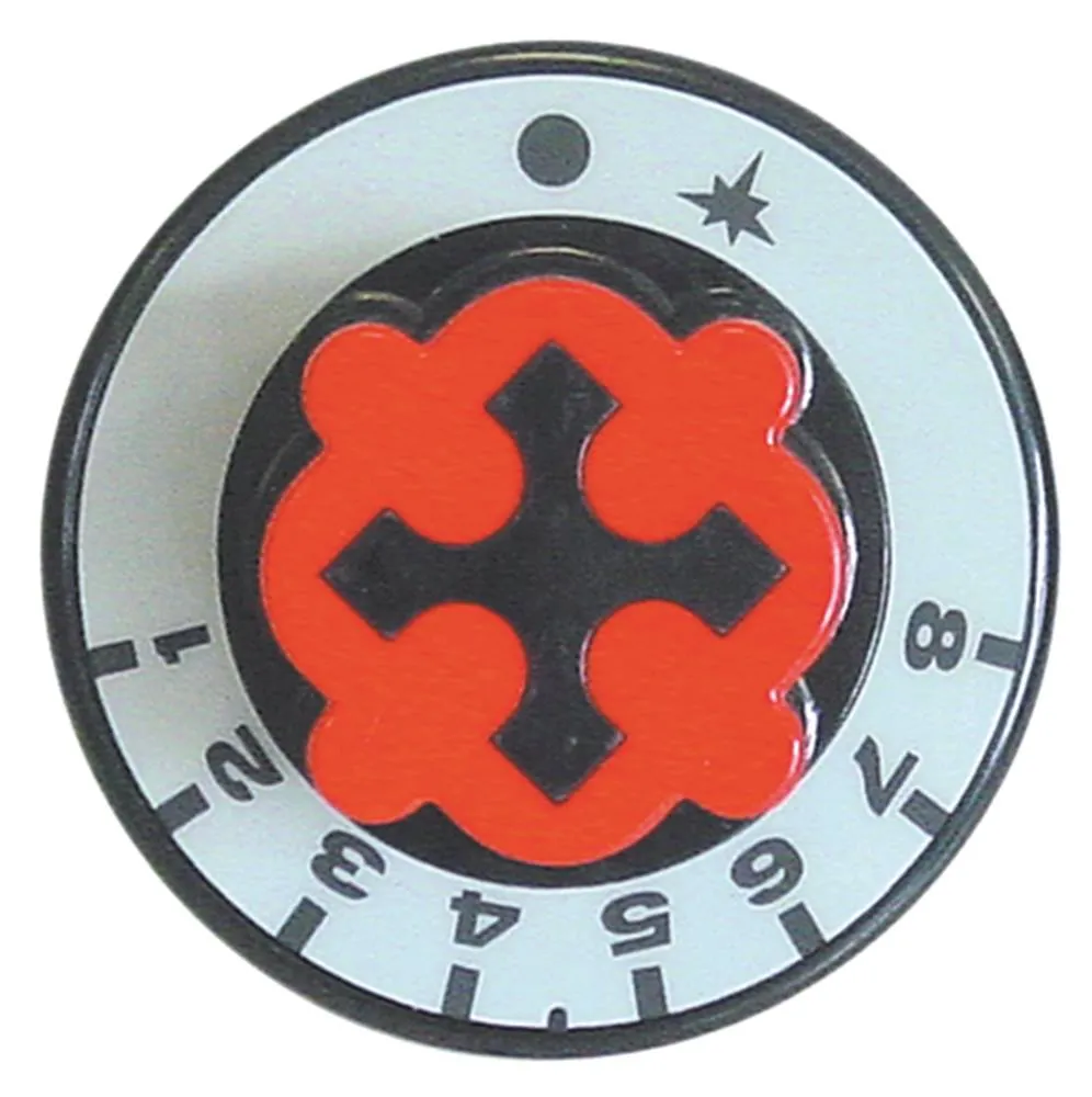 Offcar Knebel für Gasthermostat Achsabflachung oben ø 70mm schwarz