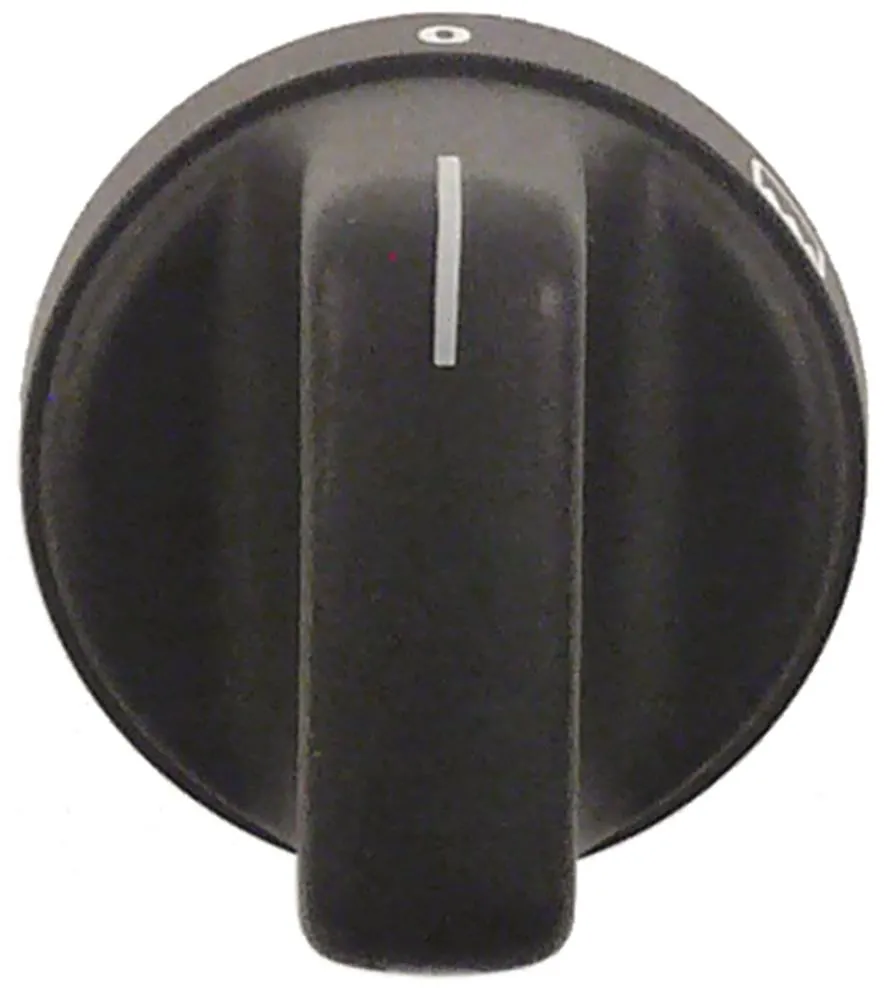 Ambassade Knebel für CG1051B, CG1052G für Gasthermostat ø 49mm schwarz