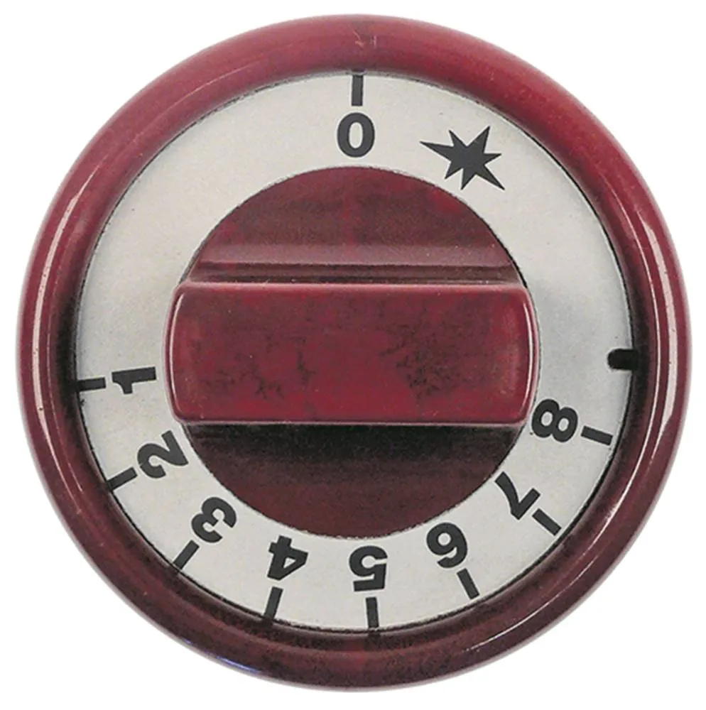 Knebel für MBM-Italien G4SF, G6SFA, GT2SDF für Thermostat rot ø 76mm