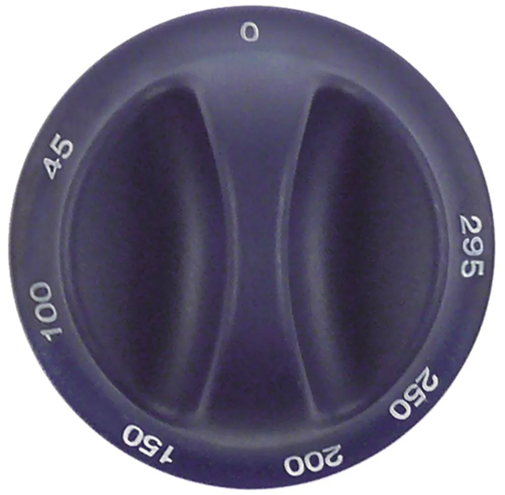 Knebel für Lincar für Thermostat Achsabflachung unten ø 75mm blau