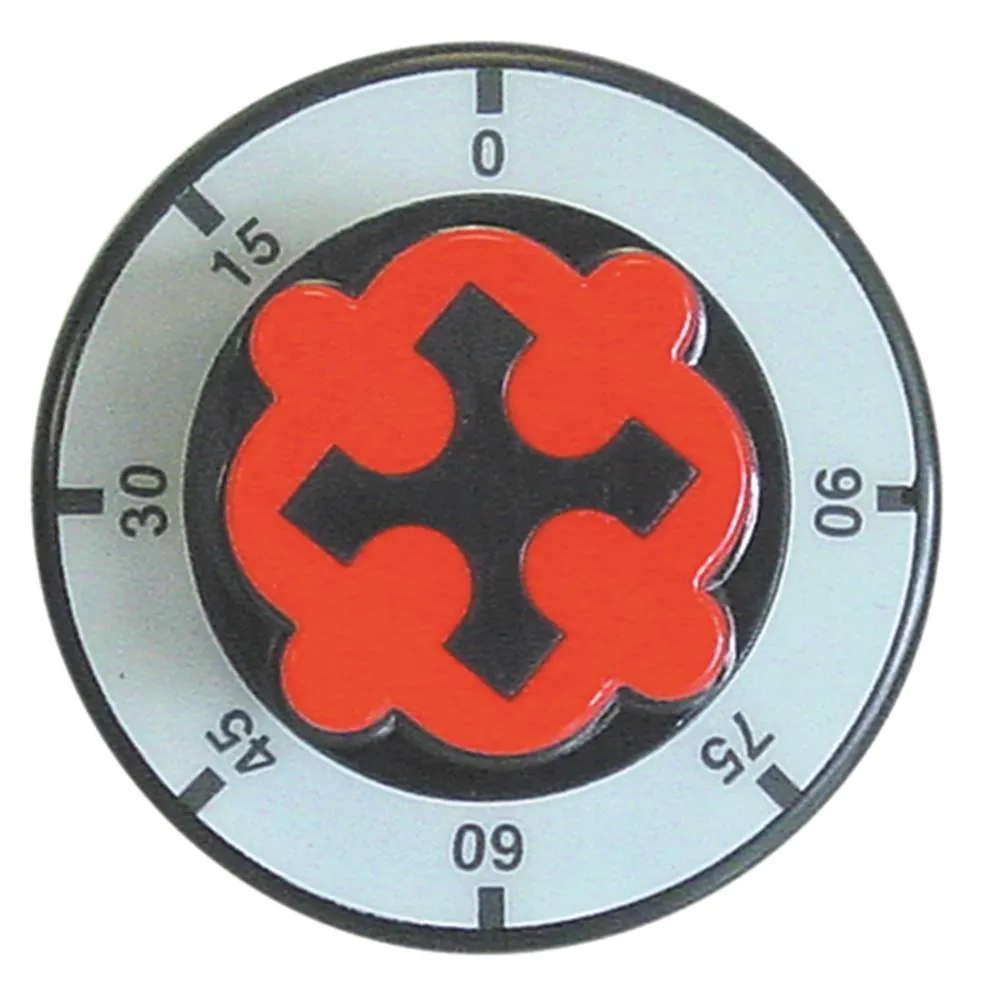 Offcar Knebel für Thermostat Achsabflachung oben Drehwinkel 270°