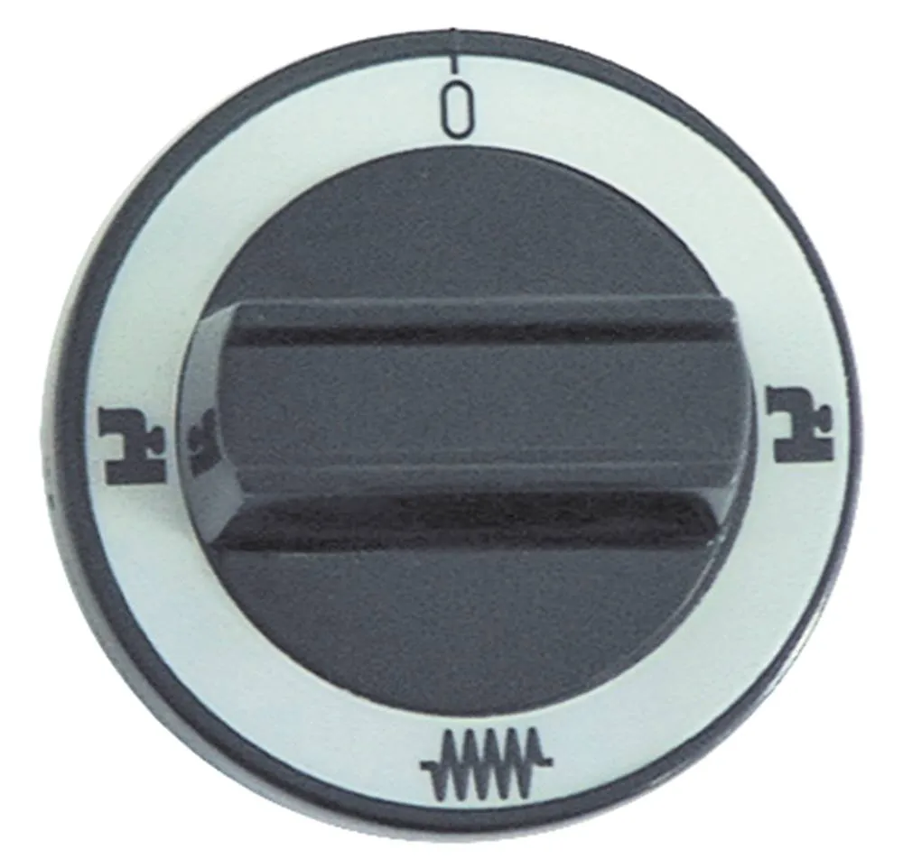 Knebel für Gico Wasser ø 60mm für Achse 6x4,6mm mit Abflachung oben