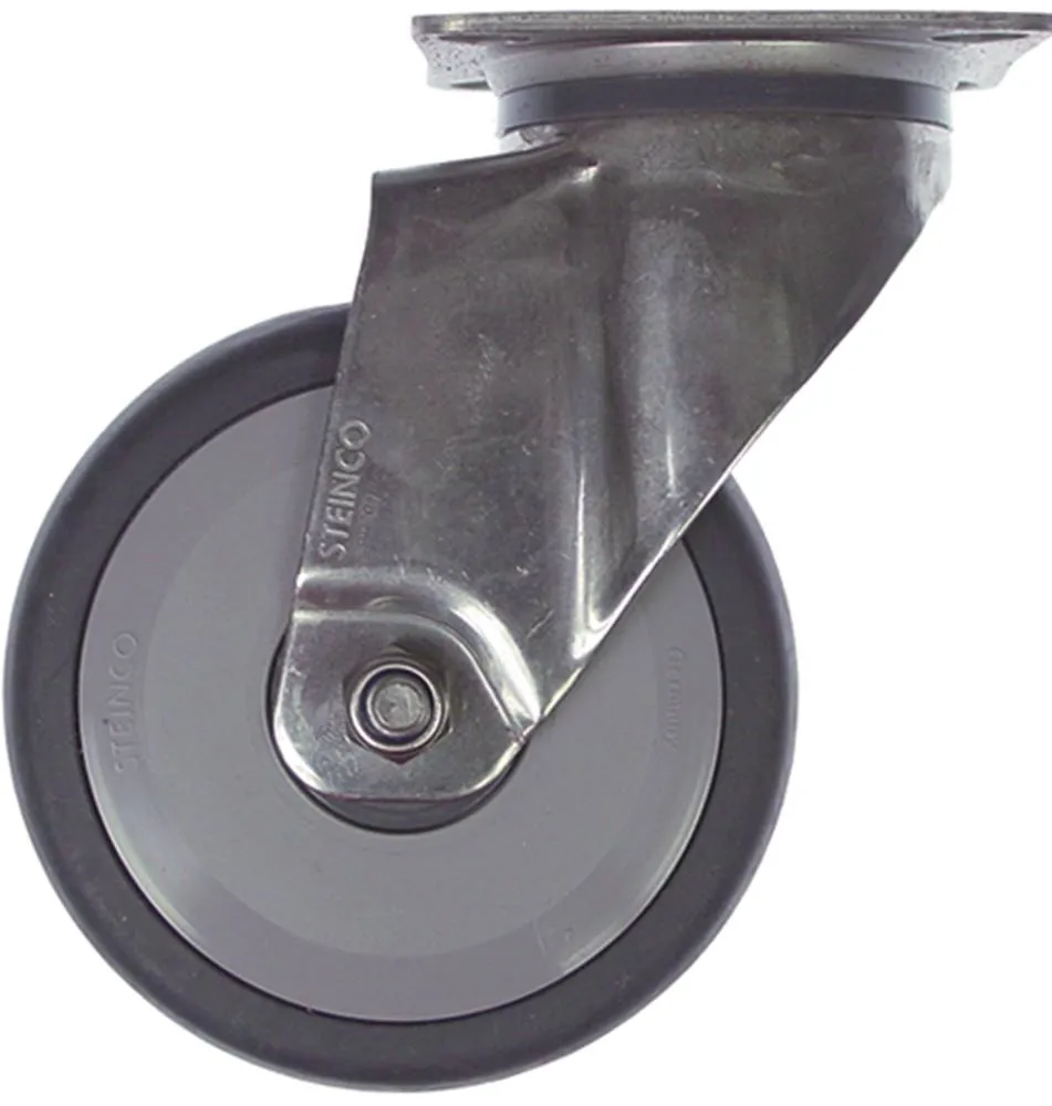 Lenkrolle Lochabstand 61x51mm Plattenbefestigung ø 100mm 100mm 32mm