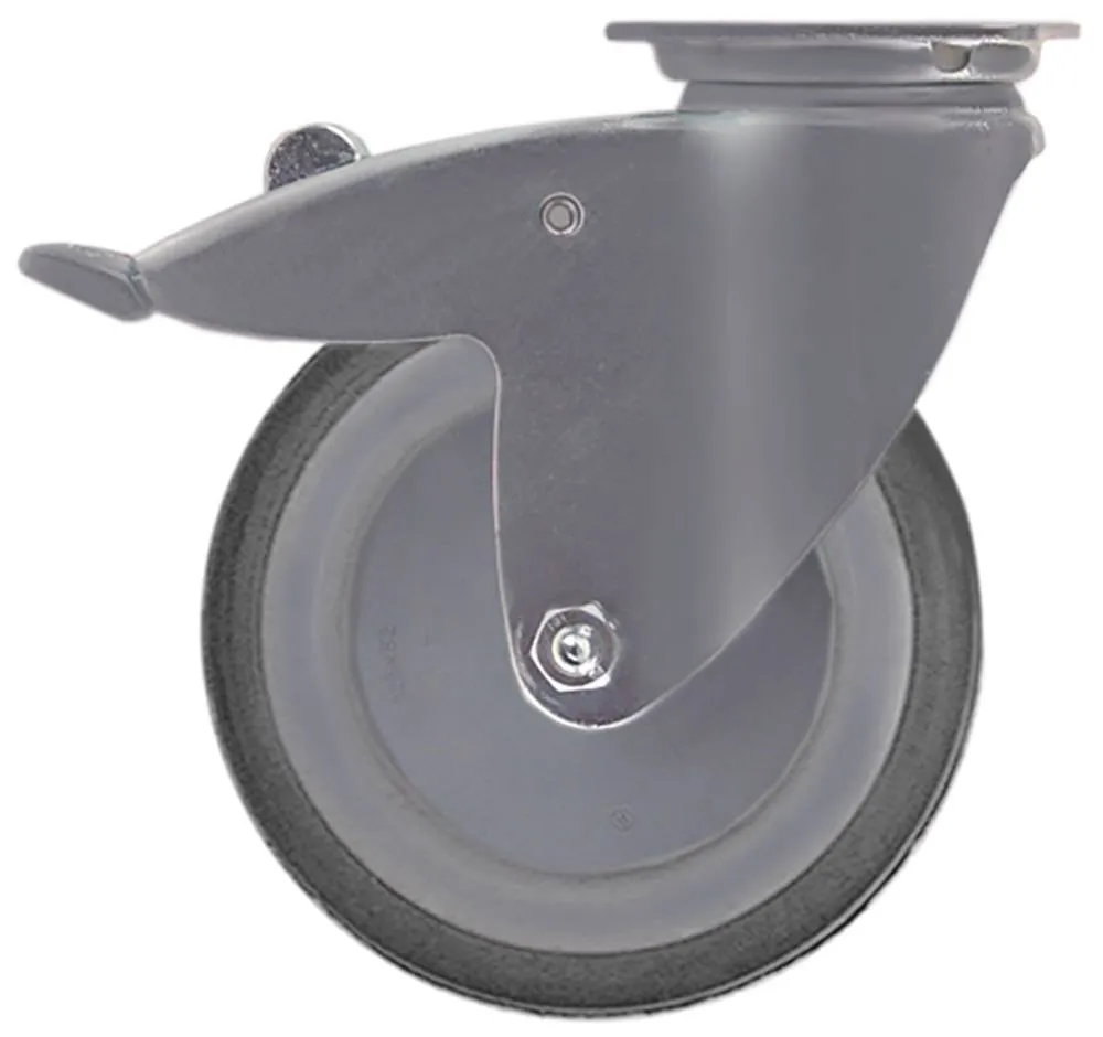 Lenkrolle für Blanco Plattenbefestigung Plattenmaß 77x67mm ø 125mm