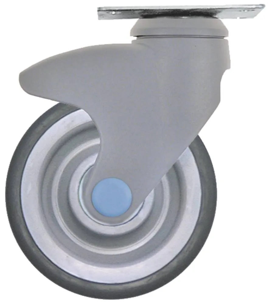 Lenkrolle Plattenbefestigung Breite 30mm ø 125mm Polypropylen 30mm